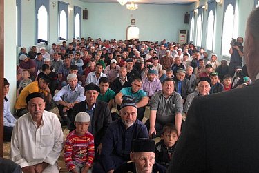 В Соборной мечети Орска прошел праздничный намаз